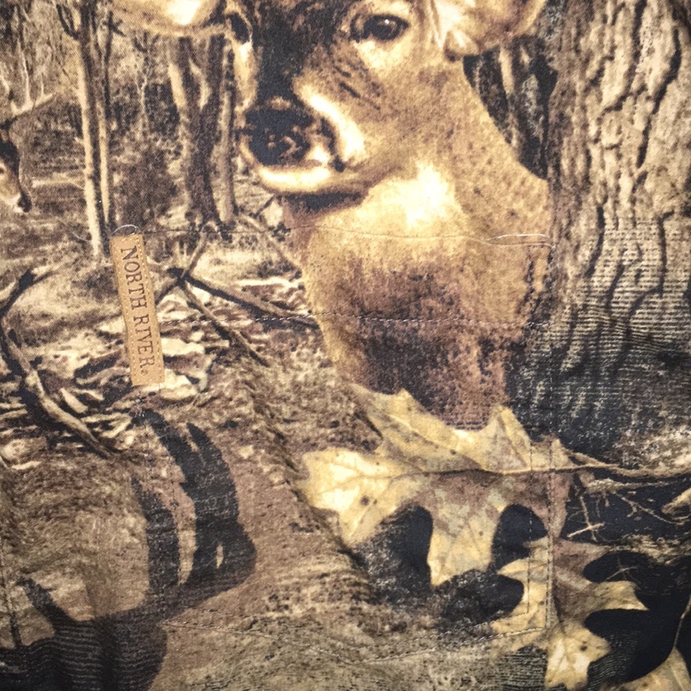 🎄🎄🦌🦌🔥North River Outfitters CamoDeer Shirt 🦌